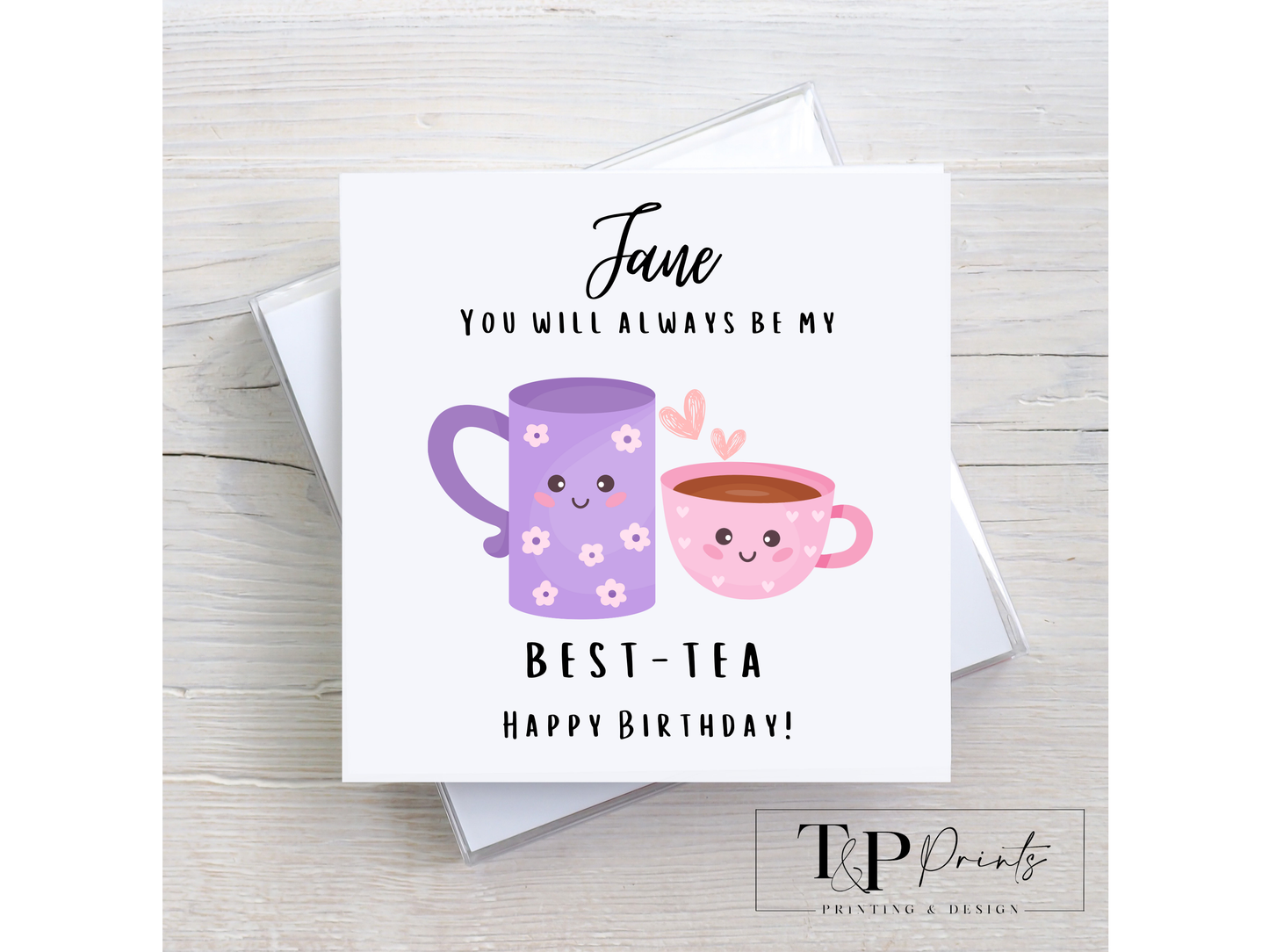 Best-Tea Birthday Card