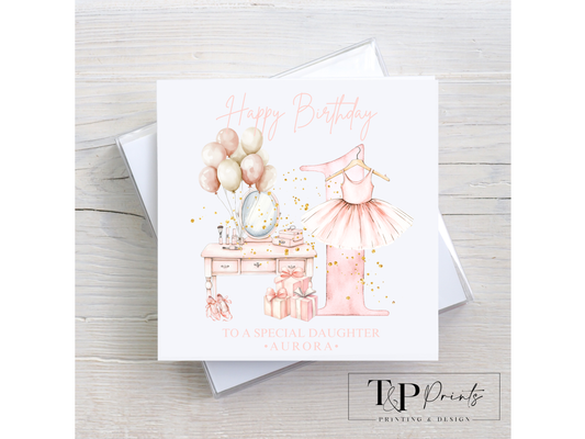 Ballet Birthday Card