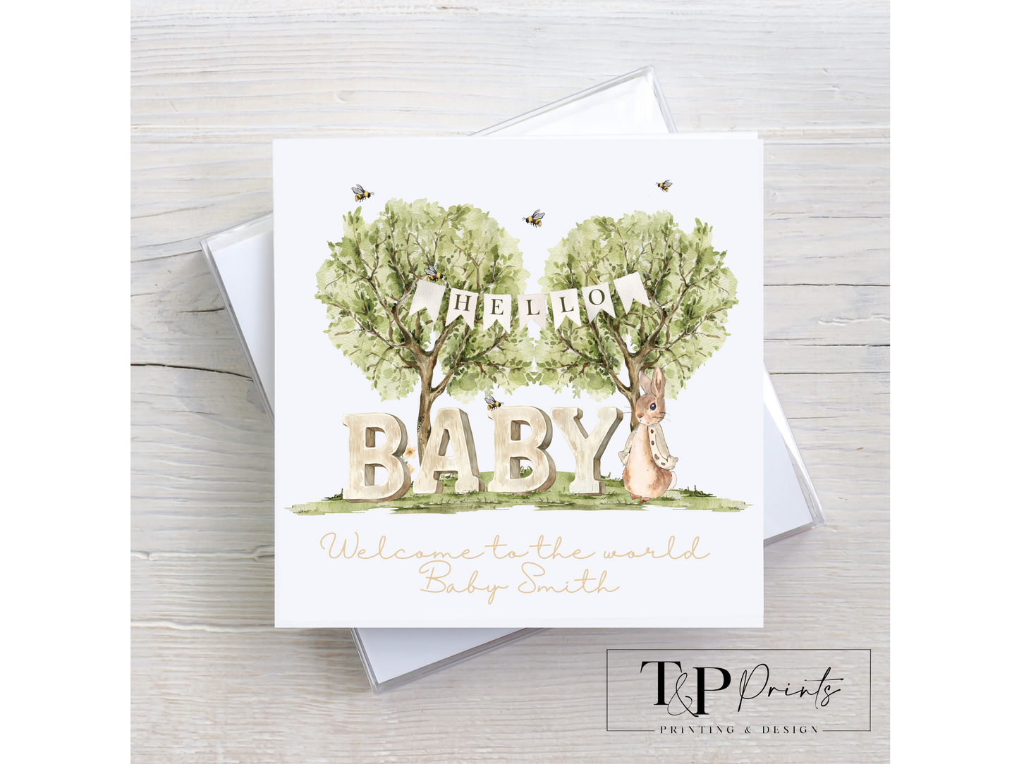 New Baby Bunny Card