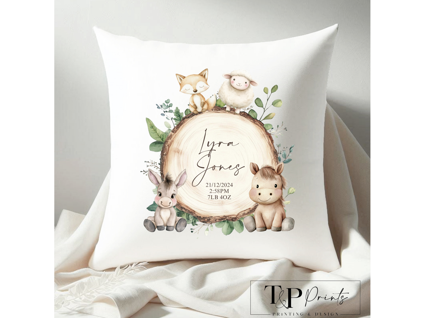 Animal Plaque Cushion