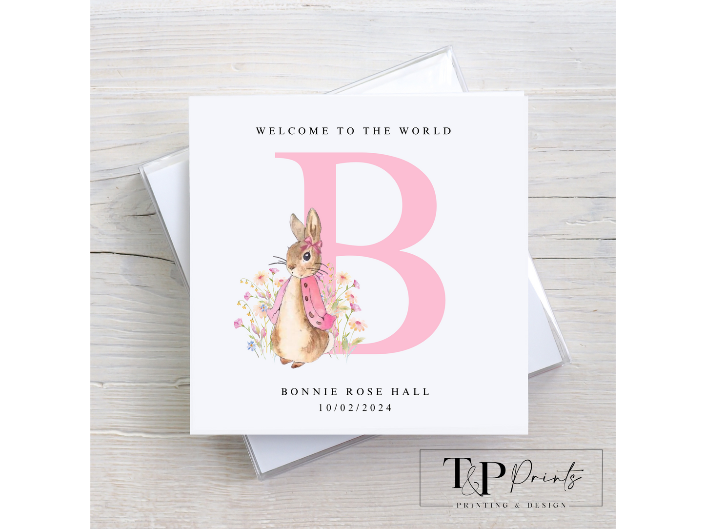 'Welcome to the world' New Baby Card