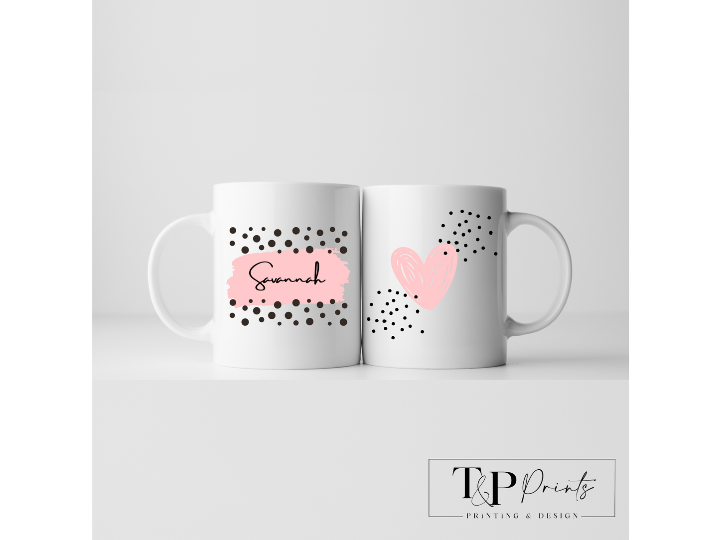 Spotty Name Mug