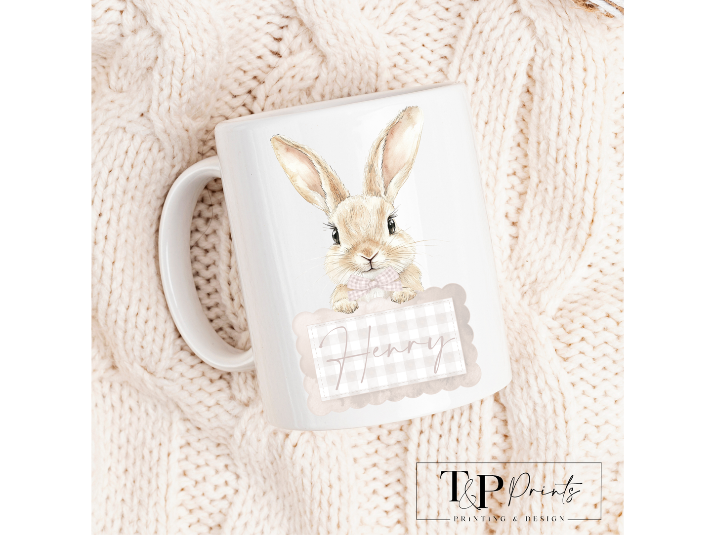 Easter Bunny Name Mug