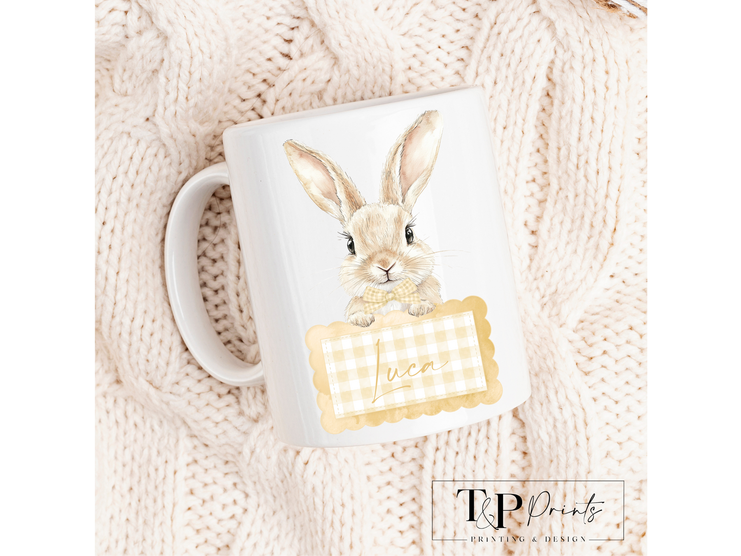 Easter Bunny Name Mug