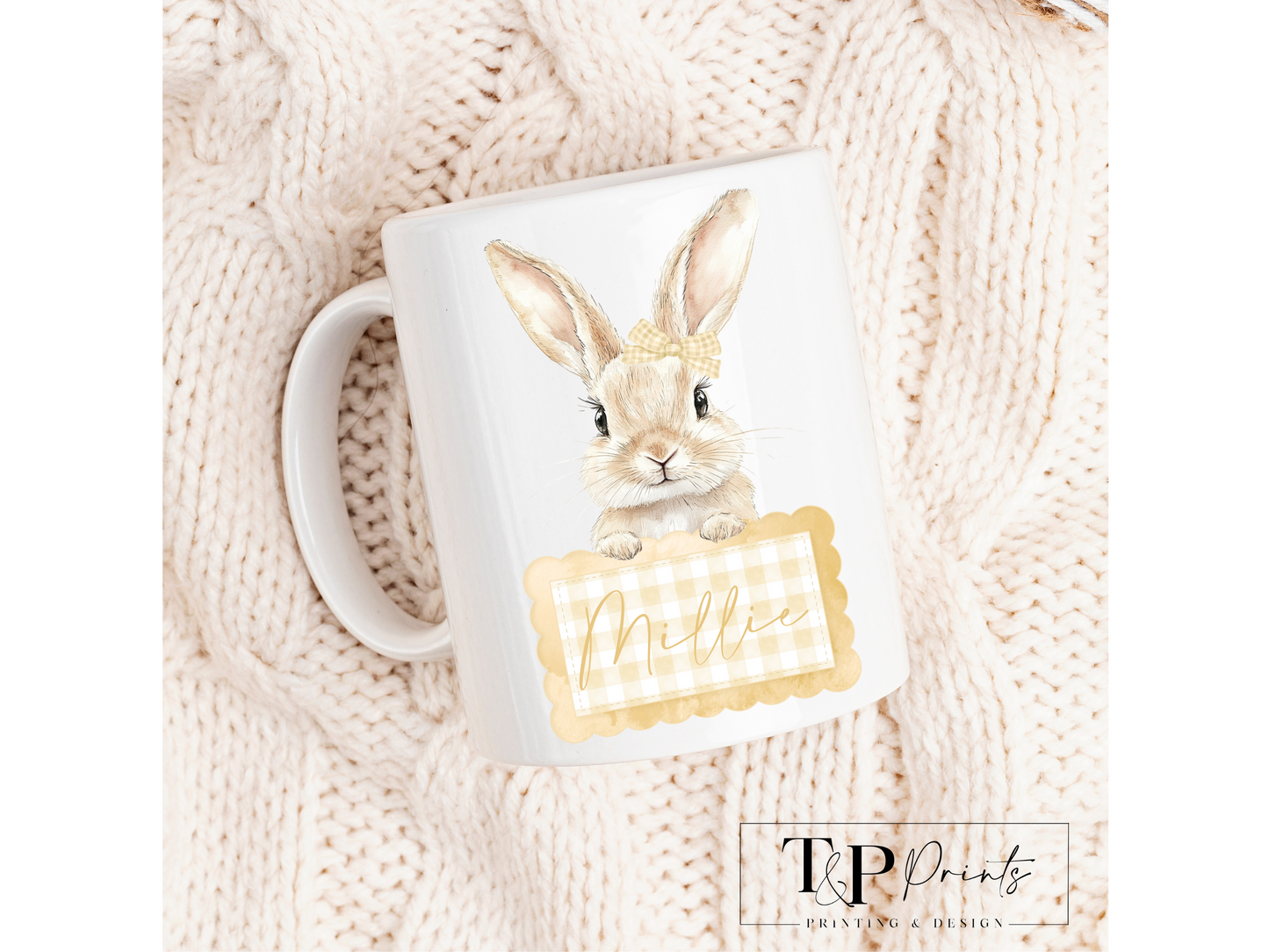 Easter Bunny Name Mug