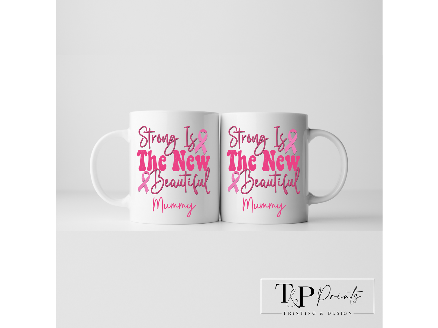 'Stong is the new beautiful' Cancer Mug