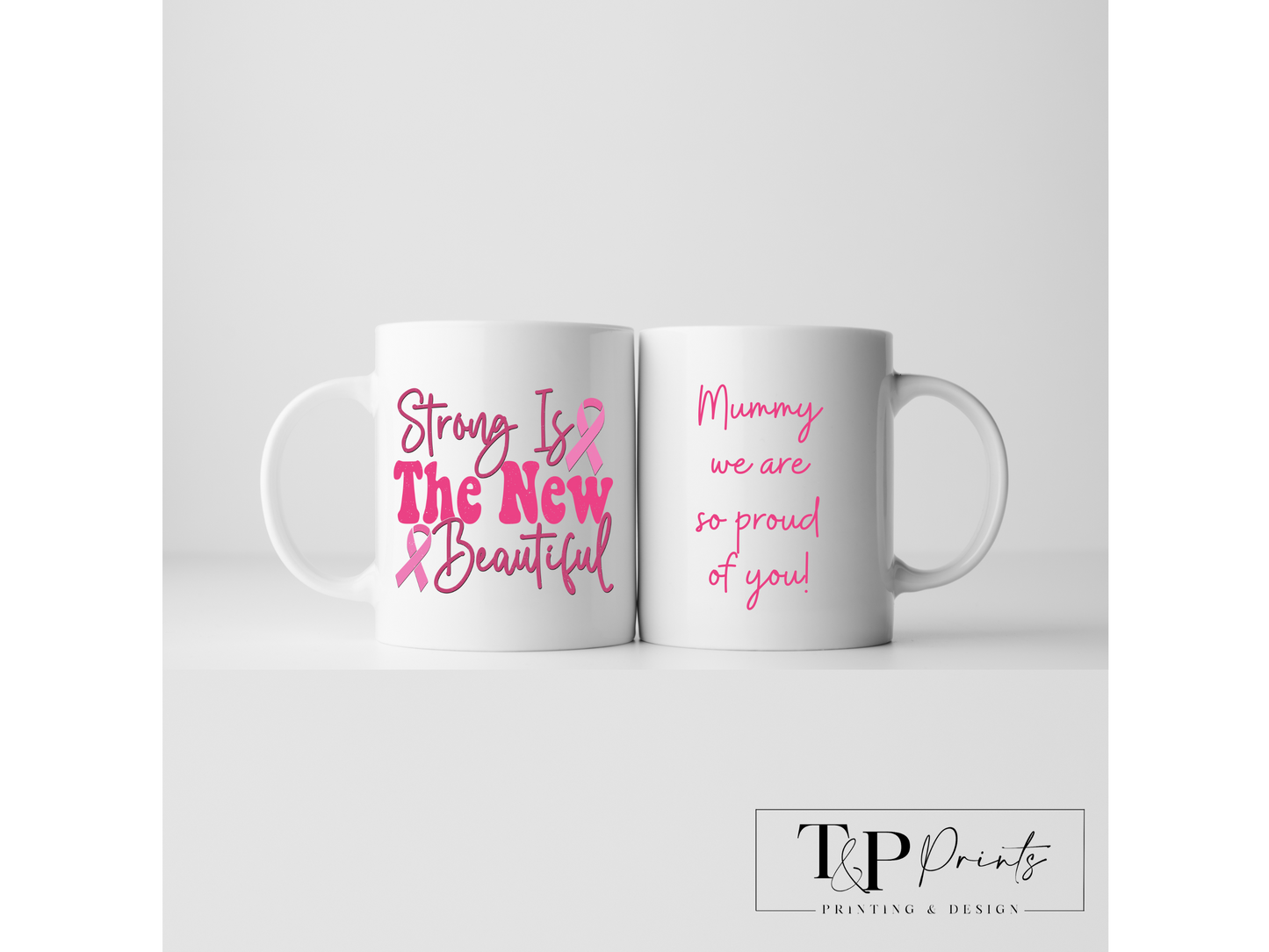 'Stong is the new beautiful' Cancer Mug