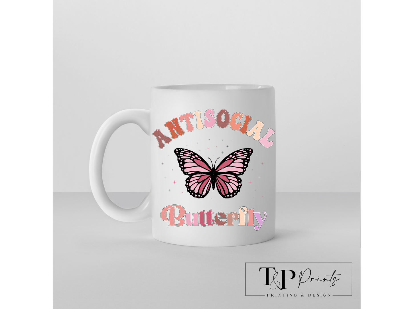 'Antisocial Butterfly' Mug